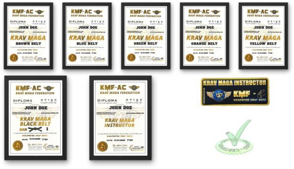 Krav Maga Belt Certification - "AWARDED IN ISRAEL"